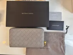 極美品 BOTTEGA VENETA 長財布 イントレチャート ラム 322 - メルカリ