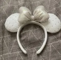 ディズニー キルティングカチューシャ ホワイト