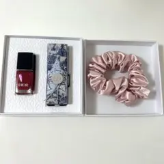 DIORノベルティ ルージュ & ネイル　シュシュ　セット　新品未使用