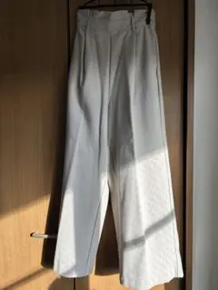 【ワイドパンツ S】美品　ハイウェスト　 上品　きちんと感
