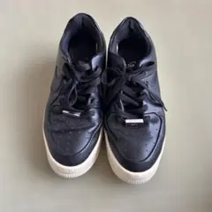 Nike ナイキ　ブラックレザー　エアフォース　スニーカー