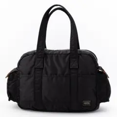 A629【ポーター／タンカー】ボストンバッグ　ダッフルバッグ　ナイロン　ブラック