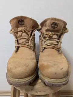 Timberland ベージュ ワークブーツ - メルカリ