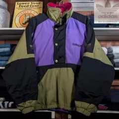 常田大輝 80s　old adidas ハーフジップ プルオーバーダウン 刺繍