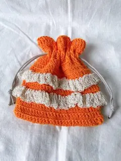 フリル付巾着　No.195