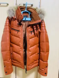 NICOLE CLUB FOR MEN リアルファーダウンジャケット