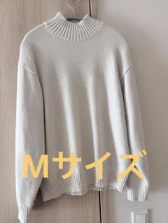 ユニクロC ローゲージハイネックセーター オフホワイト UNIQLO :C