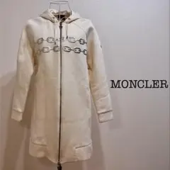 モンクレール BLANCA フード付ロングカーディガン アイボリー 42 正規品のサムネイル