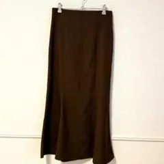 LOWRYS FARM マーメイドスカート ブラウン 秋冬 ロングスカート 古着