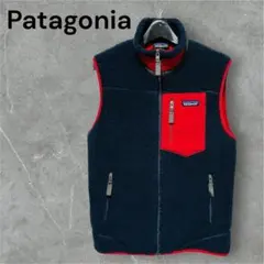 美品☆Patagonia パタゴニア　レトロX ベスト　ネイビー　レッド　紺×赤