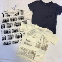 Tシャツ３枚セット♪ 男の子　1枚は新品未使用　半袖　110 トップス　夏服