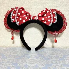 ミニーマウス風カチューシャ