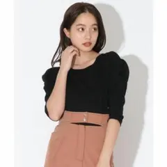 新品【レディアゼル】パワショルバックリボンプルトップスオーバー