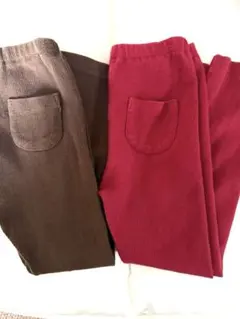 UNIQLO リブレギンスパンツ 110cm 2枚