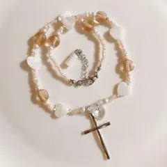 no.190／a'moureve ビーズネックレス　ハンドメイド