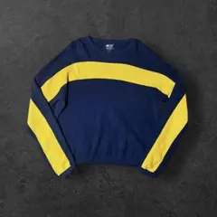 00s Archive y2k Opium Knit y2kネイビー ニット M