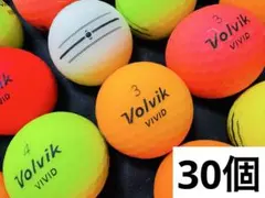 ボルビック Volvik VIVID 2022年モデル 30個　マットカラー混合