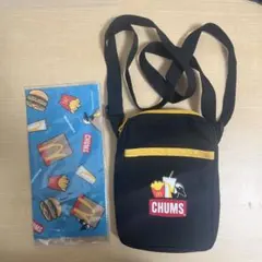 CHUMS マクドナルド コラボ ショルダーバッグ クロス
