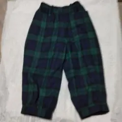 (美品) グリーンチェックのニッカズボン Sサイズ