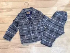 BREEZE90 フォーマルスーツ グレー系チェック