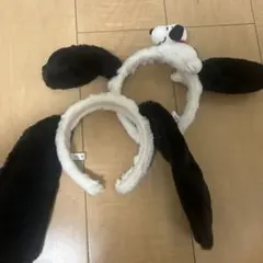 ユニバーサルスタジオジャパン　スヌーピーカチューシャ　2点セット