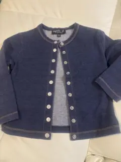 agnès b. デニムジャケット 4 ans ネイビー