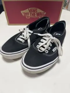 VANS オーセンティック コンフィクッシュ ブラック スニーカー