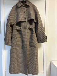 （訳あり）新品未使用　rokh ロクpvcヒョウ柄ロングコート 訳あり）新品未使用 rokh ロクpvcヒョウ柄ロングコート