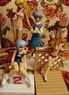・レア品・綾波レイ＆アスカ・フィギュアまとめ売り