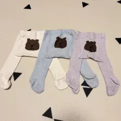 babyGap クマ刺繍タイツ3点セット
