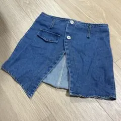 SHEIN デニムスカート 6Y ブルー 未使用 キッズ