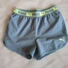 PUMA☆プーマ ジュニアランニングパンツ 140 グリーン系