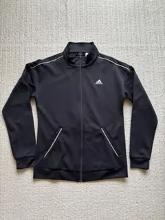 アディダス　adidas ジャージ　上　長袖　黒　ブラック　CLIMALITE