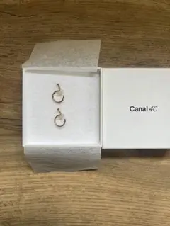 Canal 4℃ ゴールドフープイヤリング 箱付き