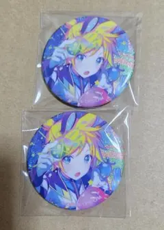 プロセカ グリッター 缶バッジ 42C 鏡音レン オペラ!スペースオペラ
