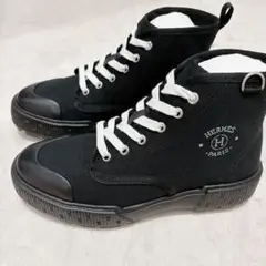 エルメス HERMES レディース スニーカー 37 24cm イティネレール