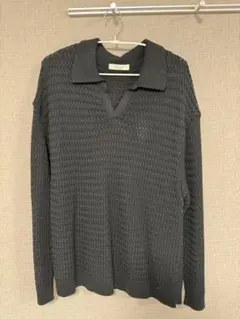 PUBLIC TOKYO ブラックニット Vネックのサムネイル