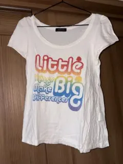 EGOIST ホワイト Tシャツ プリント