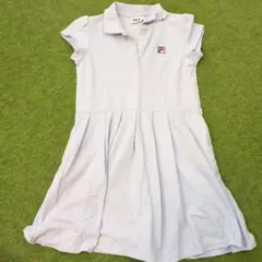 FILA 半袖ポロシャツ　ワンピース　140 ライトブルー　学校見学のサムネイル