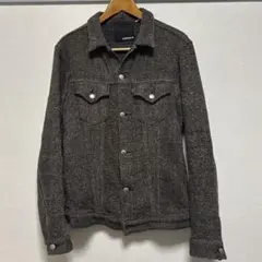 GOWEST ウールデニムジャケット 3rd ネイビー/ベージュのサムネイル