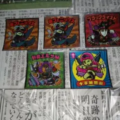 天使が悪魔になっちゃったビックリマンシール5枚セット