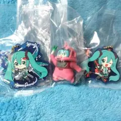 ガンダム×ミク フィギュア&ラバーマスコット3点セット