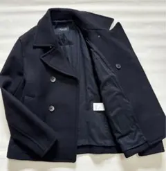 UNITED ARROWS BLUE LABEL ネイビーショート丈 ピーコート