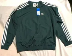 adidas （新品）ダークグリーン ナイロンジャケット L
