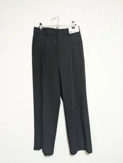 ユニクロ タックワイドパンツ ブラック L