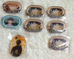 ハイキュー!! ロッカータグキーホルダー 影山　日向　及川8個セット