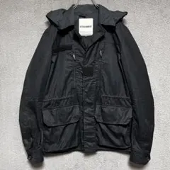 アタッチメント フード付きミリタリージャケット ATTACHMENT ブラック