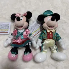ぬいぐるみバッジ　ミッキー　ミニー　ディズニーランドホテル　宿泊者限定