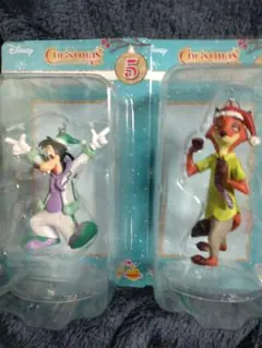 ディズニー　クリスマスオーナメントくじ2022　マックス・ニックワイルドのセット