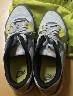 ナイキ エアマックス90Gゴルフシューズ　シューズケース（パーリーゲイツ）付き